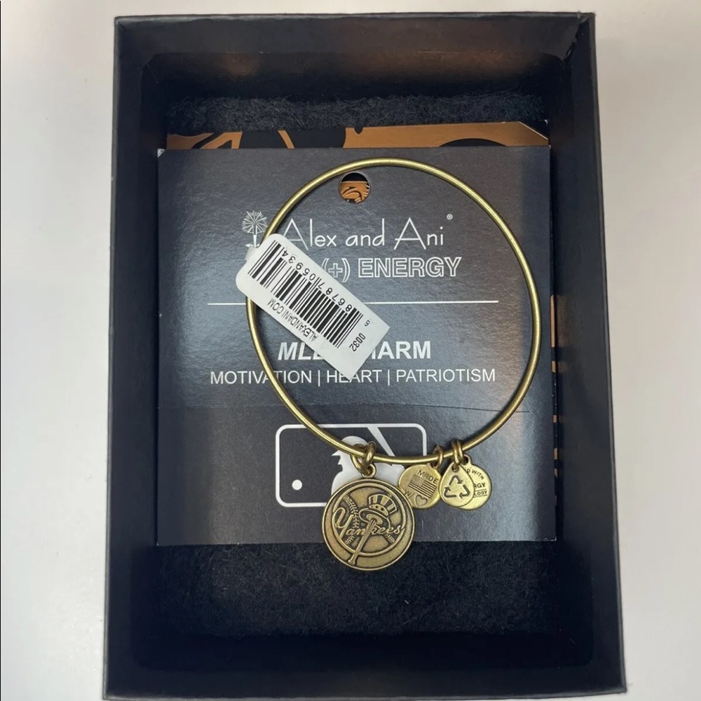 Alex and Ani New York Yankees Charm Bracelet